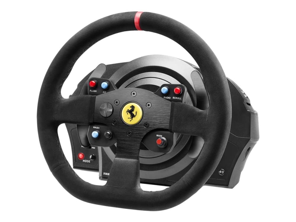 Thrustmaster Ferrari T300 Integral Racing - Alcantara - ohjauspyörä ja polkimet - langallinen - PC:lle, Sony PlayStation 3:lle, Sony PlayStation 4:lle ja Sony PlayStation 5:lle
