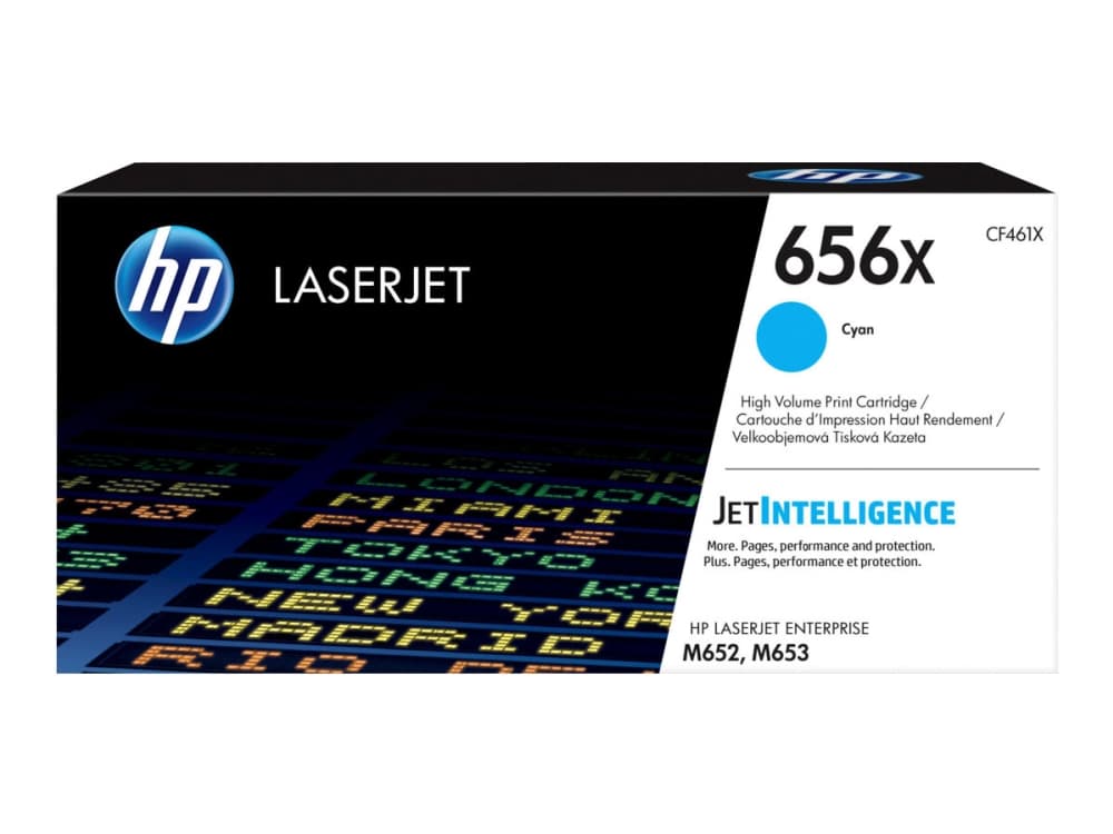HP 656X alkuperäinen riittoisa syaani LaserJet -värikasetti, 22000 sivua, Syaani, 1 kpl