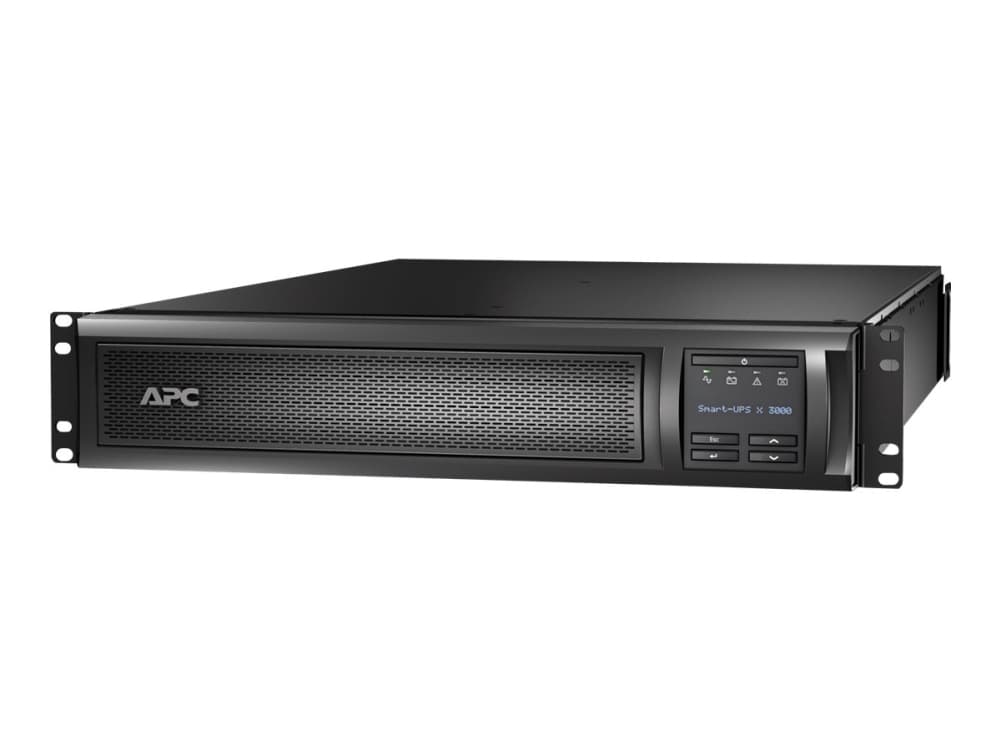 APC Smart-UPS X 3000 Rack/Tower LCD - UPS - AC 208/220/230/240 V - 2,7 kW - 3000 VA - RS-232, USB - output-stikforbindelser: 9 - 2U - sort - for P/N: AR4018SPX432, AR4024SP, AR4024SPX429, AR4024SPX431, AR4024SPX432, NBWL0356A