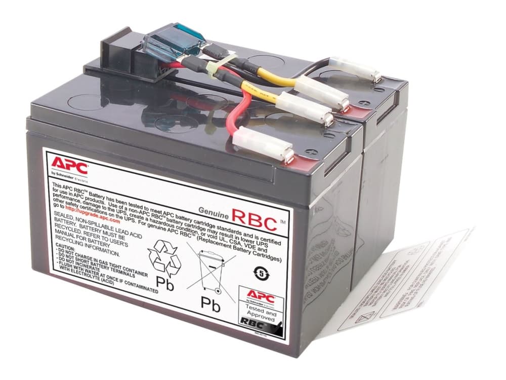 APC RBC48, Sealed Lead Acid (VRLA), 1 kpl, musta, 7 ah, 3 h, 5 kg