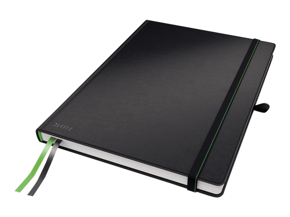 Leitz Muistikirja Complete A4 viivat 96g 80 ark., musta, A4, Kovakantinen