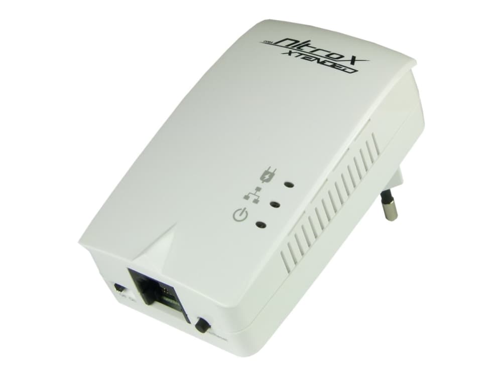Inter-Tech PLA-200, 200 Mbit/s, IEEE 802.3, IEEE 802.3u, 128-bit AES, 200 m, Gigle 301, Valkoinen