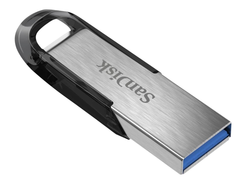SanDisk ULTRA FLAIR, 16 GB, USB A-tyyppi, 3.2 Gen 1 (3.1 Gen 1), 130 MB/s, Ilman suojusta, Hopea