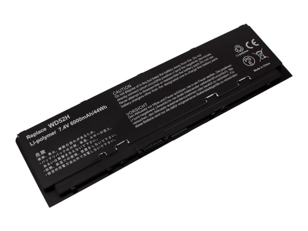 CoreParts - Akut ja paristot tietokoneelle (saatavana: Dell WD52H, Dell KWFFN) - Litiumion - 4-soluinen - 6000 mAh - lajiteltu - Dell Latitude E7240:lle