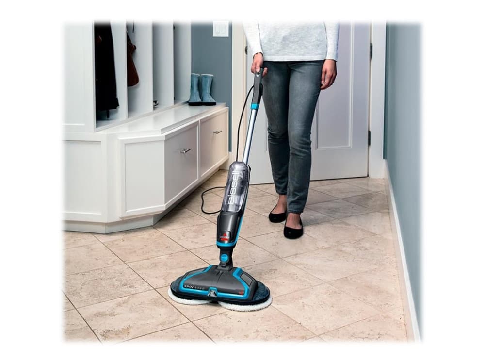 Bissell SpinWave, Sähkömoppi, Pussiton, Sininen, Titaani, 0,83 L, Märkä, Aqua-suodatus