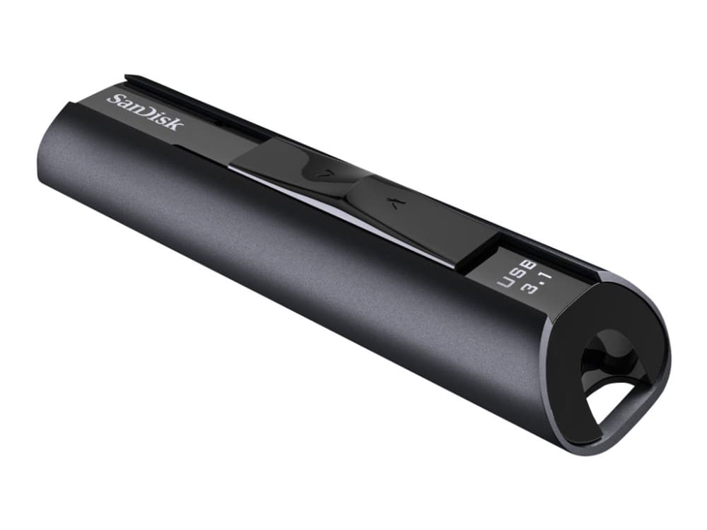 SanDisk Extreme Pro, 128 GB, USB A-tyyppi, 3.2 Gen 1 (3.1 Gen 1), 420 MB/s, Liuku, Musta