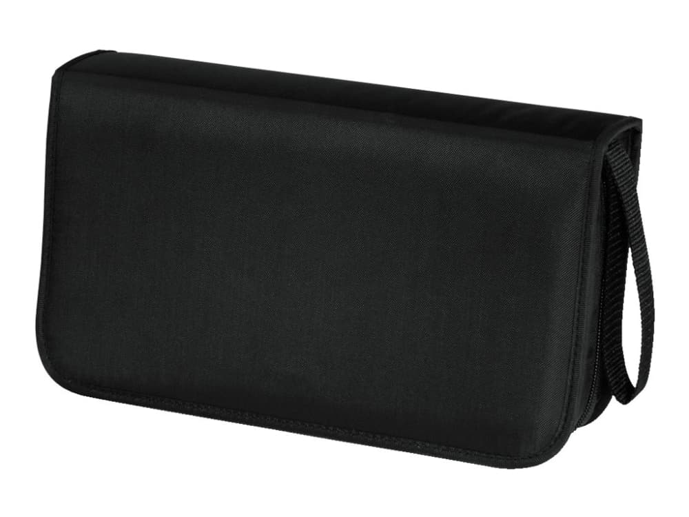 Hama CD Wallet 80 - CD/DVD-levyjen lompakko - 80 levyä - nylon - lajitelma - lajitelma