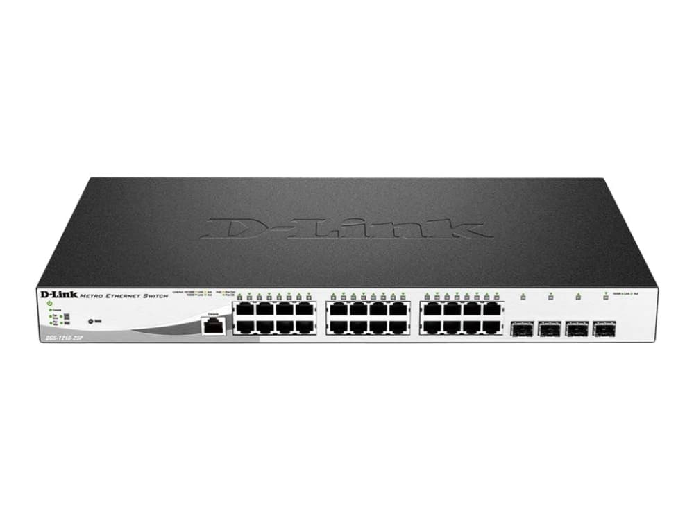 D-Link DGS-1210-28MP/E, Hallittu, L2, Gigabit Ethernet (10/100/1000), Power over Ethernet -tuki, Telineasennus, 1U