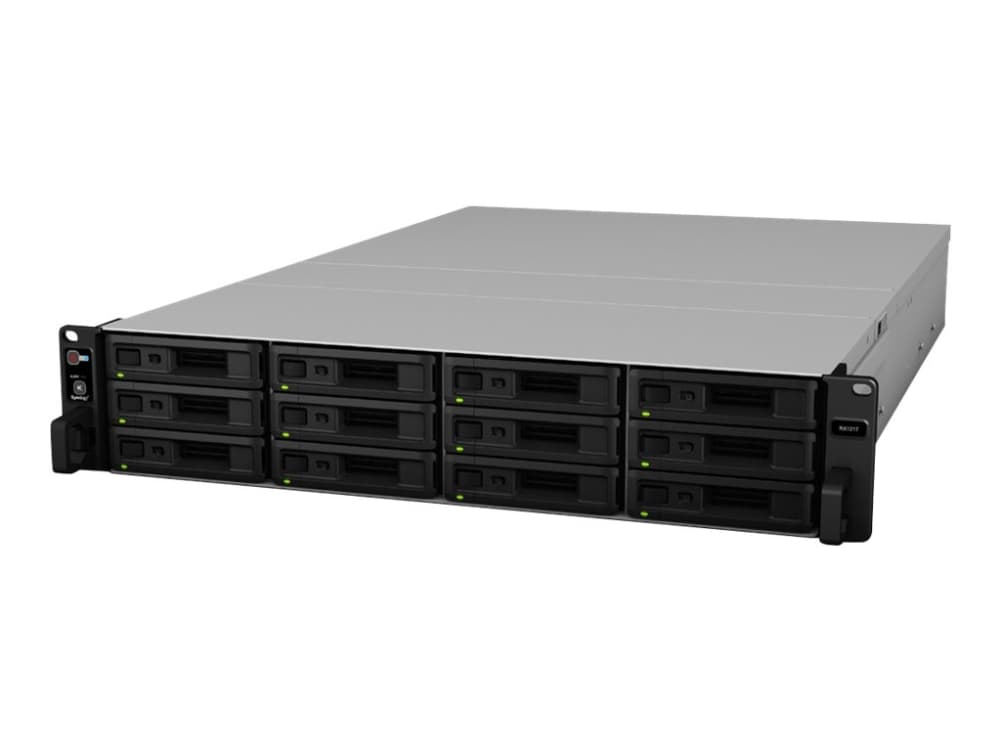 Synology RX1217 - Tallennuskotelo - 12 paikkaa (SATA-600) - telineversio - 2U:n yksikkö