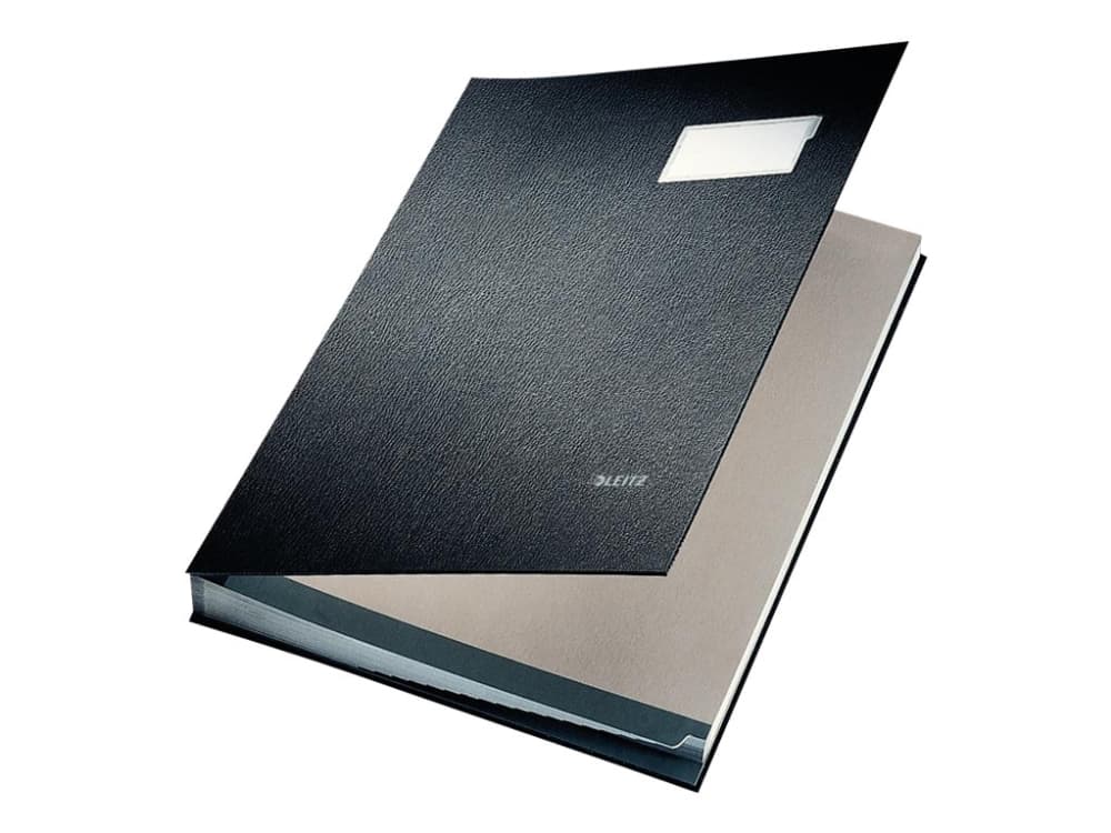 Leitz Allekirjoituskansio 20 jakajaa A4, musta, Polypropeeni (PP), A4, 240 mm, 230 mm, 28 mm