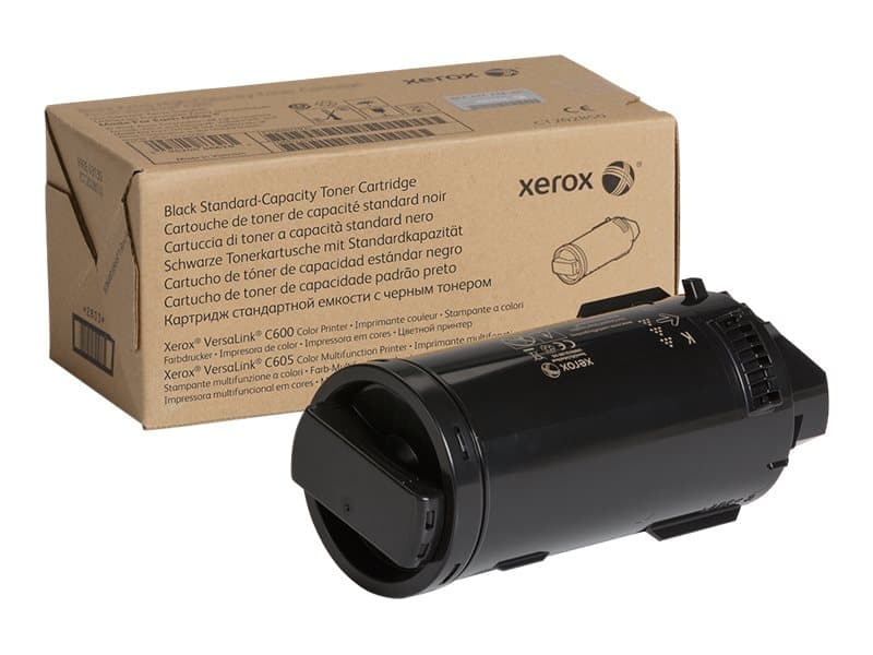 Xerox VersaLink C60X Musta värikasetti Normaali kapasiteetti (6 000 sivua), 6000 sivua, Musta, 1 kpl