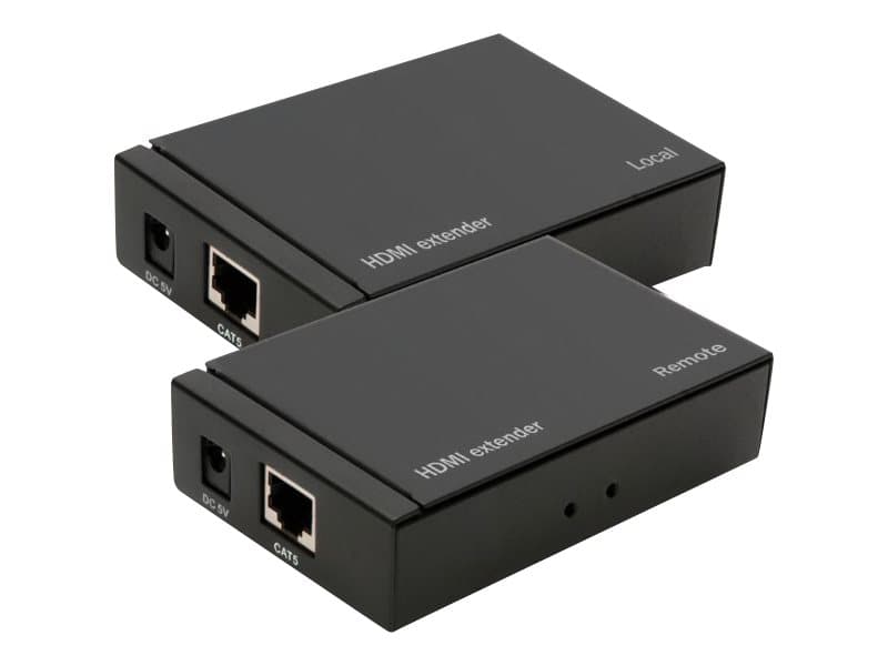 Microconnect HDMEX050, 1920 x 1080 pikseliä, AV-toistin, 50 m, Langallinen, Musta