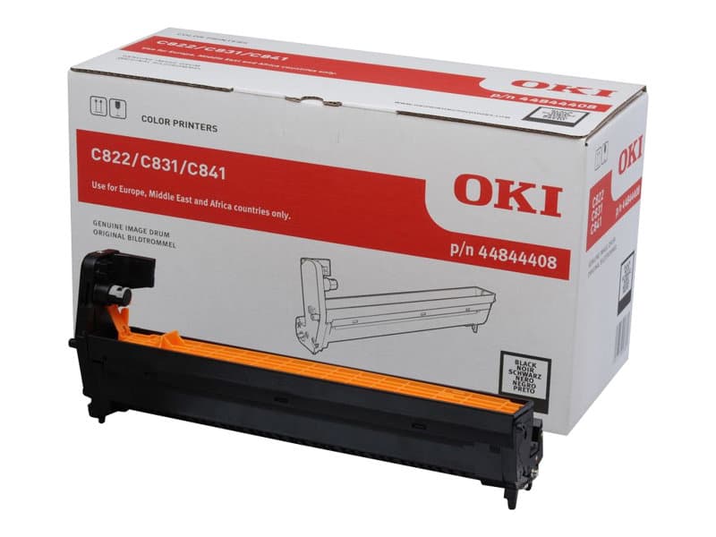 OKI 44844408, Alkuperäinen, C822/831/841, 1 kpl, 30000 sivua, LED-tulostus, musta