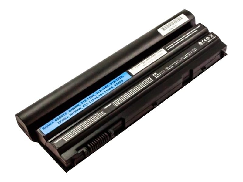 CoreParts - Batteri til bærbar computer (svarende til: Dell NHXVW, Dell 451-11695, Dell N4FJ5, Dell 05VFW, Dell 38CK3, Dell 3CVD9, Dell 451-11961, Dell 451-12135, Dell 5DN1K, Dell 5F1R5, Dell 9981K, Dell 9F77K, Dell 9PCR0, Dell C42P9, Dell CRT6P, Dell DTG0V, Dell F0D4C, Dell FKYCH, Dell G7GMT, Dell GCJ48, Dell J7KGM, Dell NY38W, Dell P6YD6, Dell R1XG4, Dell XV2VV, Dell YTFJF) - Litiumion - 9-cellet - 6600 mAh - for Dell M2800 Latitude E6440, E6540