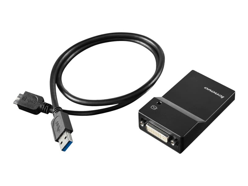 Lenovo USB 3.0 - DVI/VGA, 2048 x 1152 pikseliä