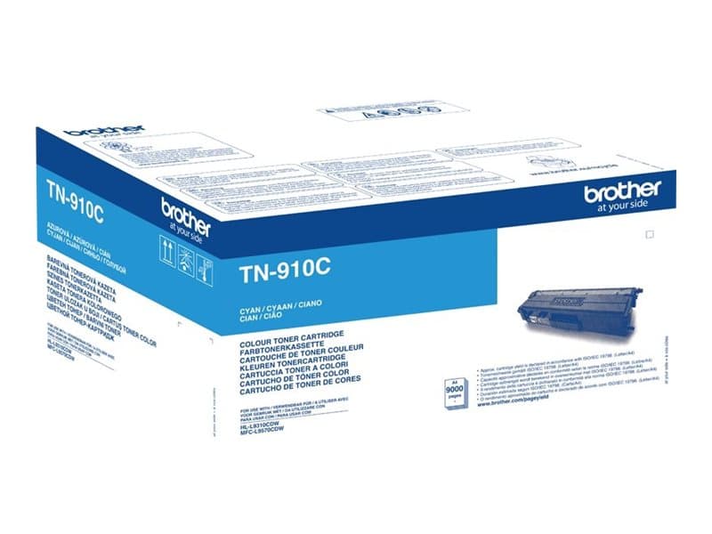 Brother TN-910C, 9000 sivua, Syaani, 1 kpl