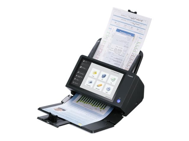 Canon imageFORMULA ScanFront 400 - Asiakirjaskanneri - CMOS / CIS - Duplex - 216 x 3048 mm - 600 dpi x 600 dpi - jopa 45 sivua/min (mono) / jopa 45 sivua/min (väri) - ADF (60 arkkia) - jopa 6000 skannausta päivässä - USB 2.0, LAN