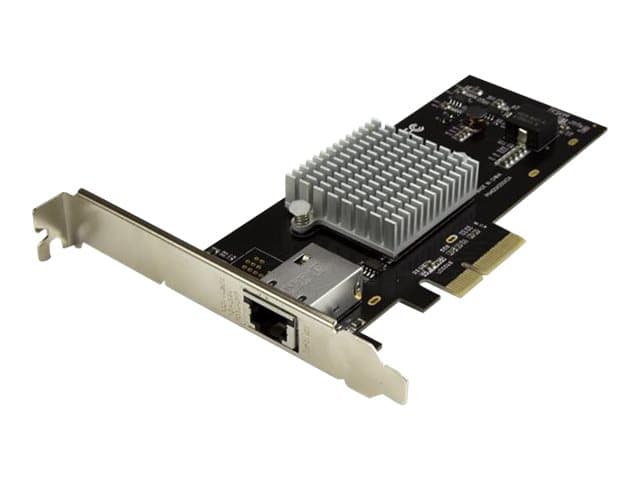 Startech 1 Port 10G PCIe -verkkokortti - 10GBase-T / NBASE-T - RJ45-portti - Intel X550 Chipset - Ethernet-kortti - Verkkosovitin - Intel NIC-kortti (ST10000SPEXI) - Verkkokortti - PCIe 2.0 lavprofil - 10Gb Ethernet x 1 - lajittelu - P/N: BNDTB10GI, BNDTB210GSFP, BNDTB310GNDP, BNDTB410GSFP, BNDTB4M2E1, BNDTBUSB31412 varten
