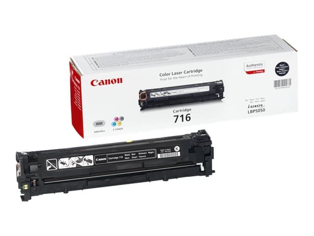 Canon 716 Musta - lajittelu - alkuperäinen - tonerpatron - i-SENSYS LBP5050, LBP5050N, MF8030CN, MF8040Cn, MF8050CN, MF8080Cw, MF8050CN, MF8080Cw