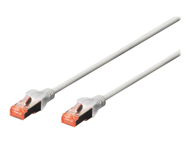 DIGITUS Professional - Patchkabel - RJ-45 (han) til RJ-45 (han) - 25 m - SFTP - CAT 6 - booted, halogenfri, knastfri - grå