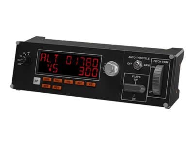 Logitech Multi Panel - Instrumentpanel til flysimulator - kabling - PC:hen