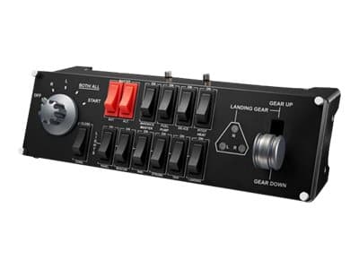 Logitech Flight Switch Panel - Instrumentpanel til flysimulator - kabling - for PC