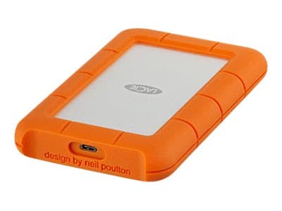 LaCie Rugged USB-C, 2 TB, 2.5, 3.2 Gen 1 (3.1 Gen 1), Oranssi, Hopea