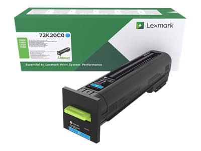 Lexmark 72K20C0, 8000 sivua, Syaani, 1 kpl