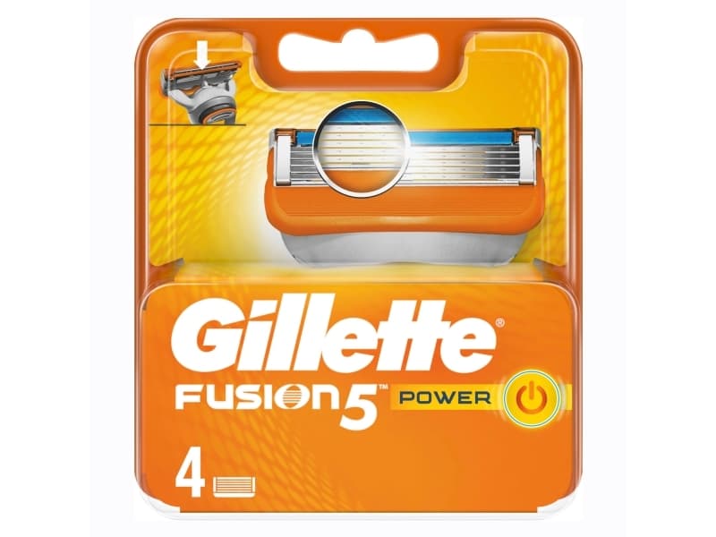 GILLETTE Fusion Power korvaavat partaterät 4 kpl