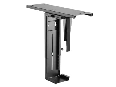 LogiLink EO0004, Pöydälle asennettava keskusyksikköteline, 10 kg, Musta, Pystysuora, 360°, 8,8 cm