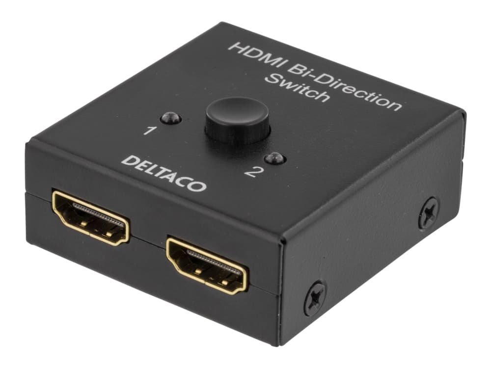 Deltaco HDMI-7017, HDMI, HDMI, 3840 x 2160 pikseliä, Musta, Muovi, 4K Ultra HD