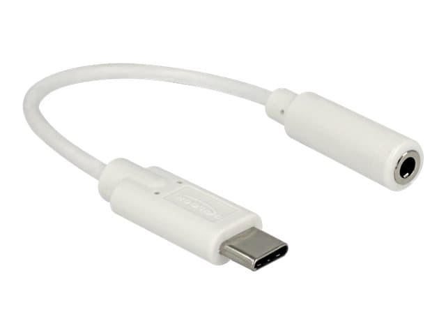 DeLOCK 65913, 3.5mm, Naaras, USB, Uros, 0,14 m, Valkoinen