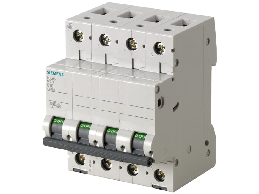Siemens 5SL66327 5SL6632-7 Ledningssikkerikkerhedsafbryder 32 A 400 V
