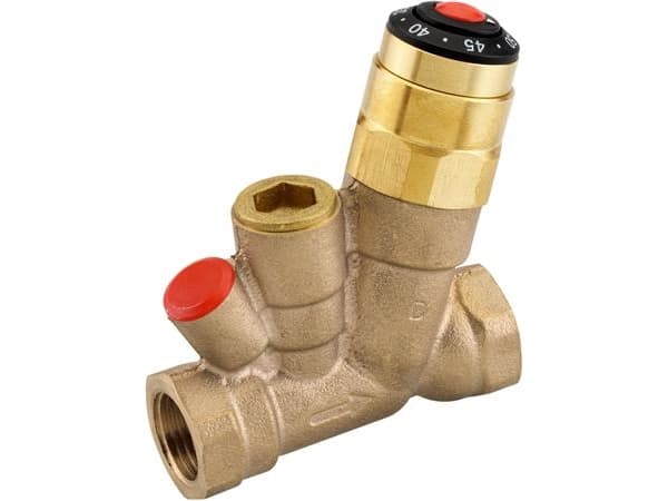 DANFOSS Termostaattinen kiertoventtiili DN15, Kv 1,5. Stilbar fra 35 til 60 grader C.