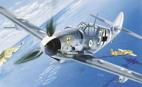Italeri Messerschmitt BF - 109 G - 6, 1:72, Kokoonpanosarja, Kiinteäsiipiset lentokoneet, Sotilaslentokoneet, Messerschmitt BF - 109 G - 6, Muovi