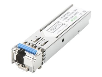 DIGITUS Professional DN-81003-01 - SFP (mini-GBIC) transceiver modul - GigE - 1000Base-LX, 1000Base-BiDi - LC enkelttilstand - op til 20 km - 1310 (TX) / 1550 (RX) nm