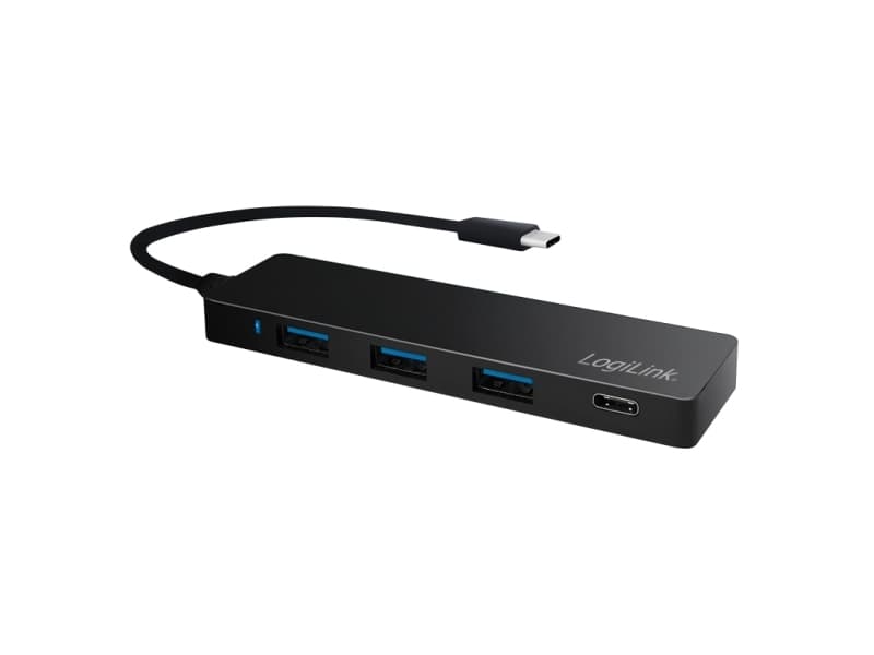 LogiLink UA0311, USB 3.2 Gen 1 (3.1 Gen 1) Type-C, USB 3.2 Gen 1 (3.1 Gen 1) Type-A,USB 3.2 Gen 1 (3.1 Gen 1) Type-C, 5000 Mbit/s, musta, Android, kromi, 300 mm