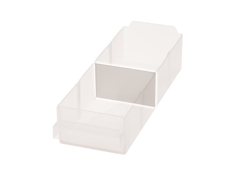 raaco 250-01, Läpinäkyvä, Polypropeeni (PP), 75 mm, 3,2 mm, 46 mm, 180 g