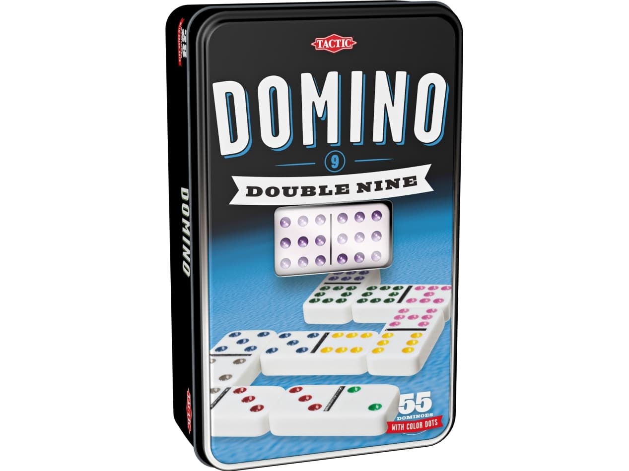 Tactic Domino yhdeksän peltipurkissa (53914)