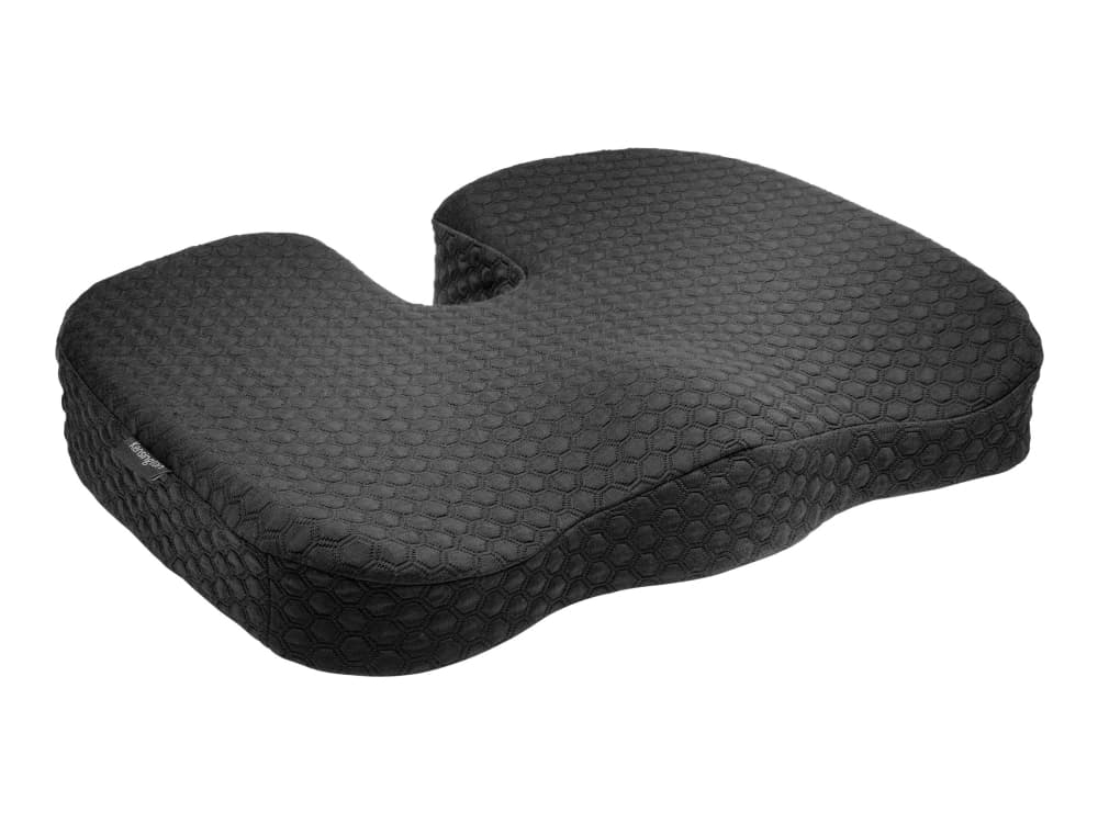 Kensington K55807WW, Istuintyyny, Memory foam, Tuoli, Musta, Yksivärinen, Vetoketju