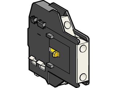 SCHNEIDER ELECTRIC Apulohko sivulle asennettuna 2NOtil LC1D09-D150