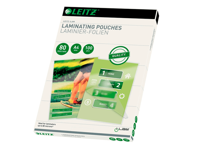 Leitz 146133, Läpinäkyvä, A4, 0,08 mm, 100 kpl