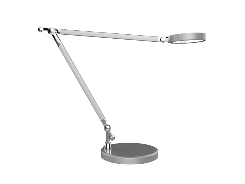 Bordlampe Unilux Senza sølv LED 2.0 ergonomia Bordlampe Unilux Senza sølv LED 2.0 ergonomia
