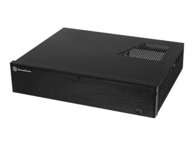 SilverStone MILO ML04 - Tower - mini ITX / micro ATX - ingen strømforsyning (ATX / PS/2) - lajittelu - USB/LYD
