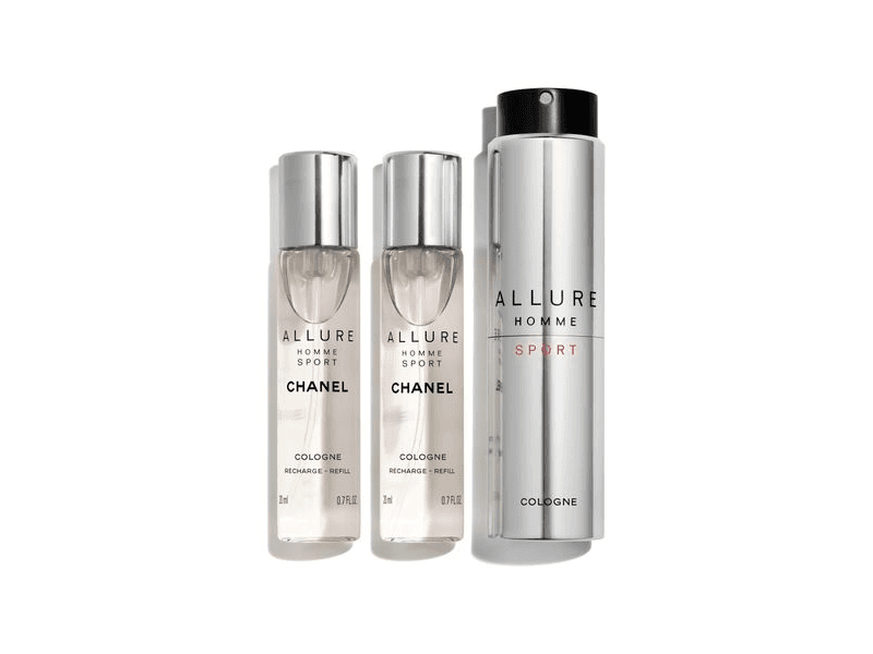 Chanel Allure Homme Sport EDC Refillable 20 ml + EDC Refillable 2 x 20 ml (mies)