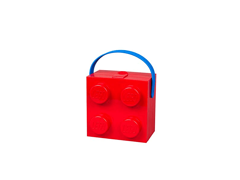 LEGO madkasse med håndtag Rød