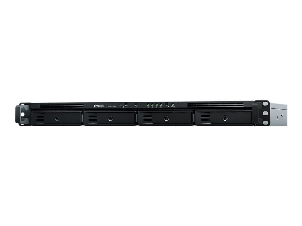 Synology RackStation RS1619XS+, NAS, Teline ( 1U ), Intel® Xeon® D, D-1527, Musta