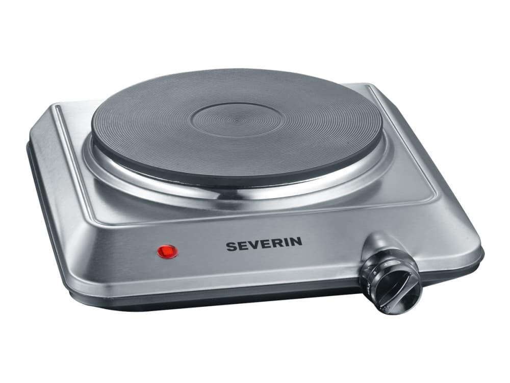 SEVERIN KP 1092 - Sähkökäyttöinen keittolevy - 1,5 kW - harjattua ruostumatonta terästä