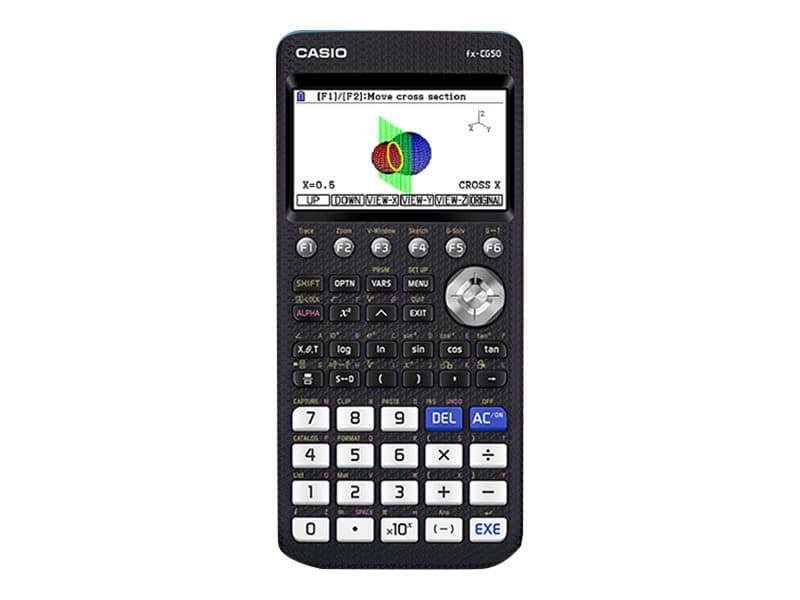 Casio FX-CG50, Tasku, Graafinen laskin, 15 lukua, Flash, Akku, Musta