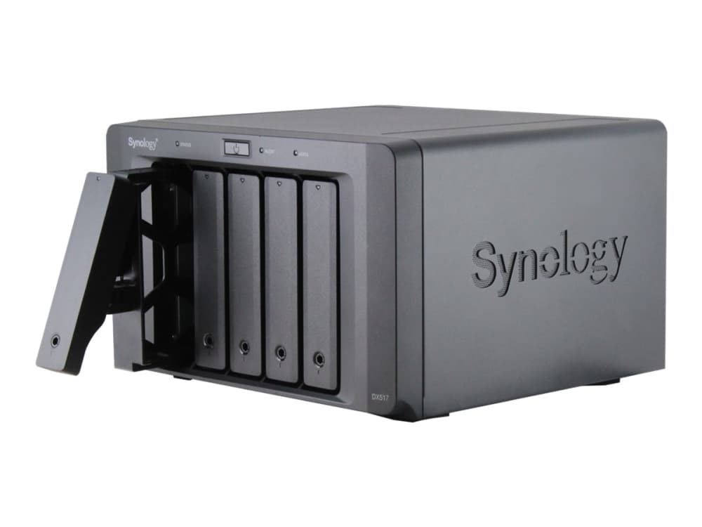 Synology DX517, 0 TB, 3,91 kg, Työpöytä, Musta